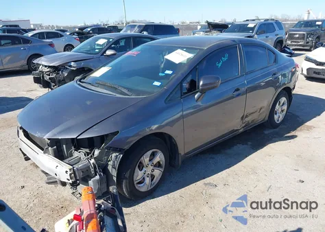 2014 Honda Civic Lx z USA, uszkodzony, nr VIN 19XFB2F52EE083237